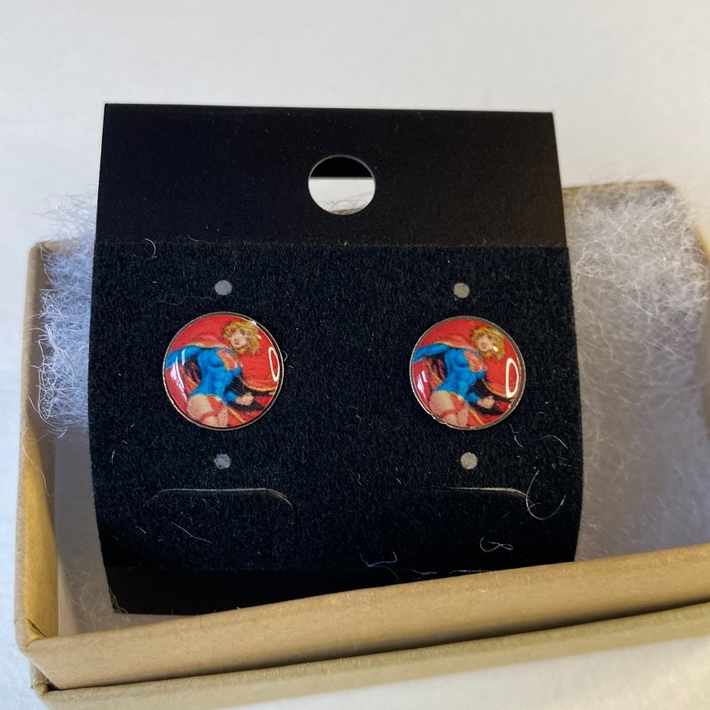 supergirl earrings
